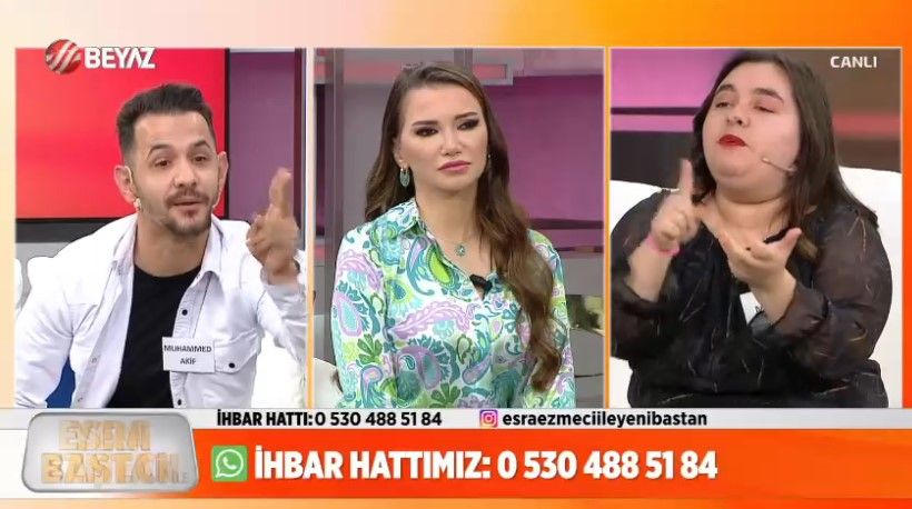 Esra Ezmeci ile Yeni Baştan programında tansiyon yükseldi! Akif'ten Melissa hakkında şoke eden iddia! ''Onu bırakıp gitmeyeyim diye üstümü başımı yırtıp...'' 8