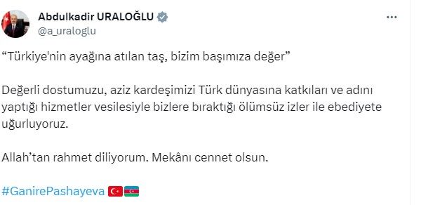 Azerbaycanlı milletvekili Ganire Paşayeva son yolculuğuna uğurlandı! 8