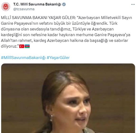 Azerbaycanlı milletvekili Ganire Paşayeva son yolculuğuna uğurlandı! 7