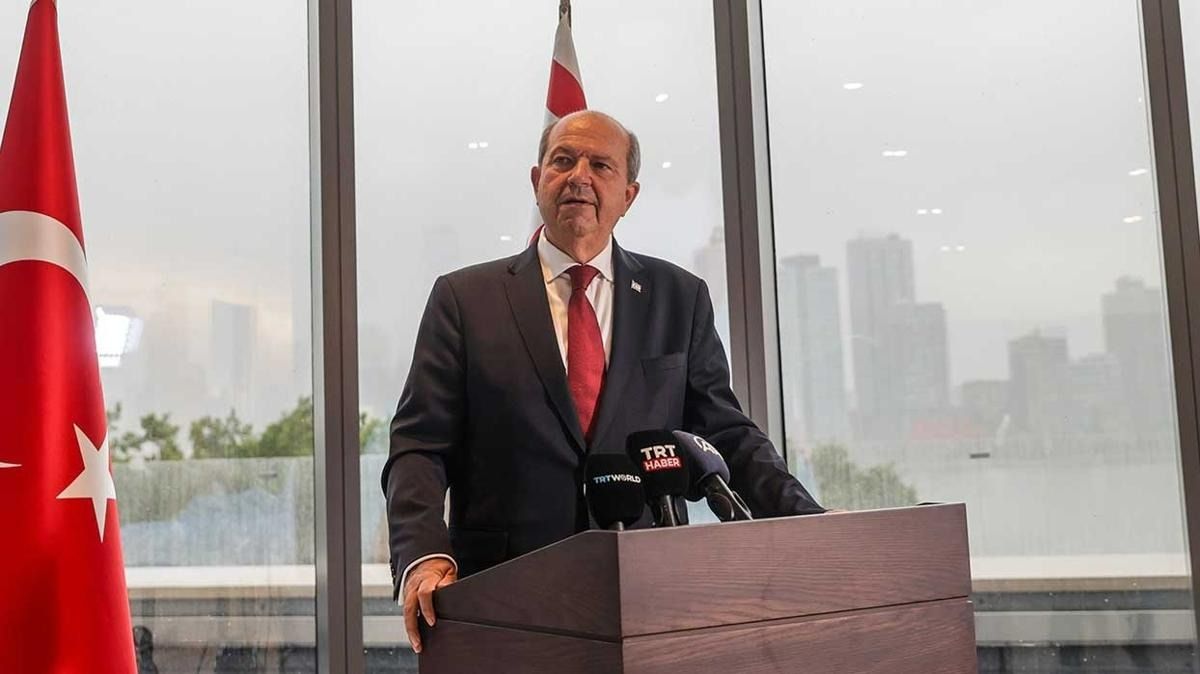KKTC Cumhurbaşkanı Ersin Tatar: Bu işin kuzeyi güneyi kalmadı Kıbrıs Türk Devleti'dir 1