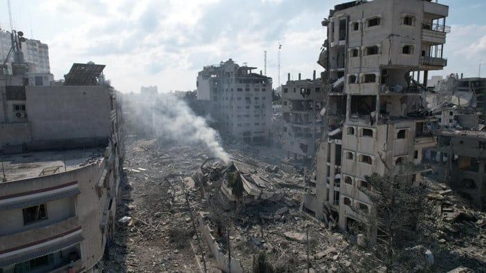 İsrail'in bombaladığı Gazze yerle bir oldu... Yıkımın boyutu uydu görüntüleriyle ortaya çıktı! 7