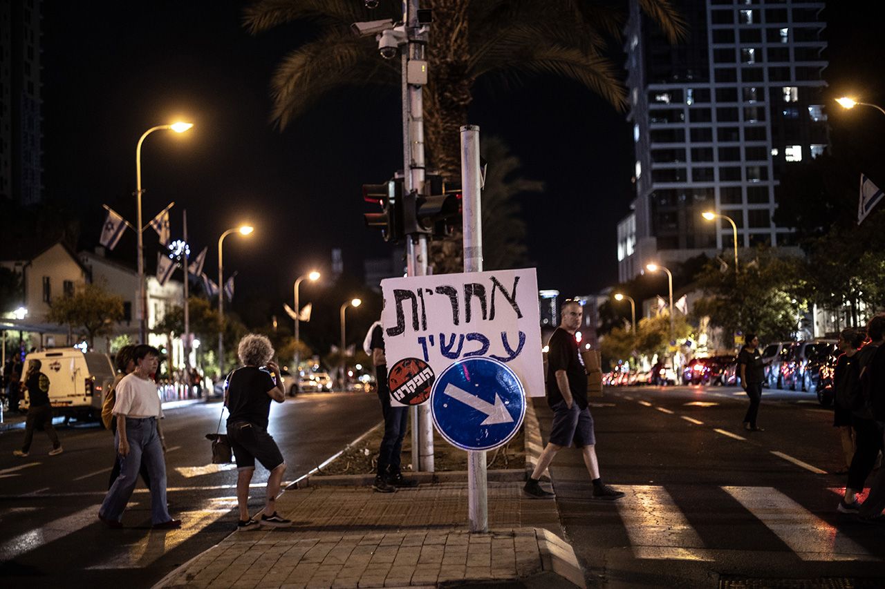 Gazze'deki "İsrailli esirlerin" aileleri, Tel Aviv'de Netanyahu'yu istifaya çağırdı 13