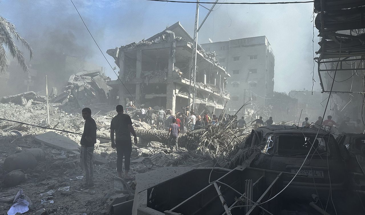 Gazze'de 11. gün! İsrail'in bombardımanı sürdü 21