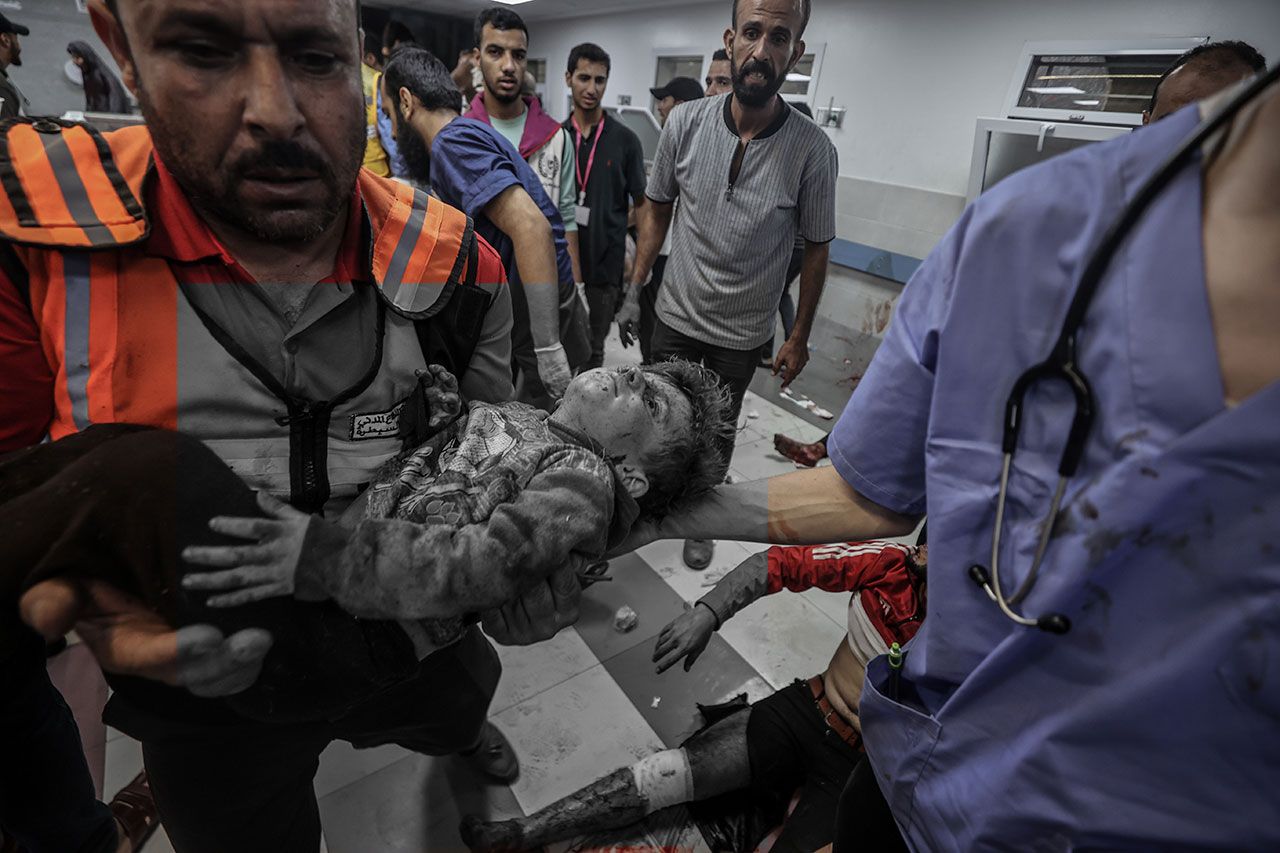 İsrail Gazze'de hastane vurdu! İşte o görüntüler... 2