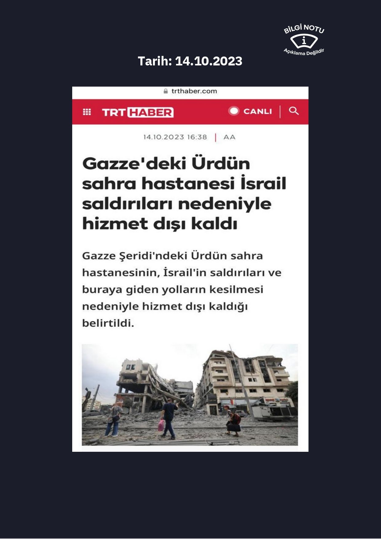 İsrail'in vurduğu kaçıncı hastane bu! İşte İsrail'in Filistin'deki hastane saldırılarından bazıları... 18