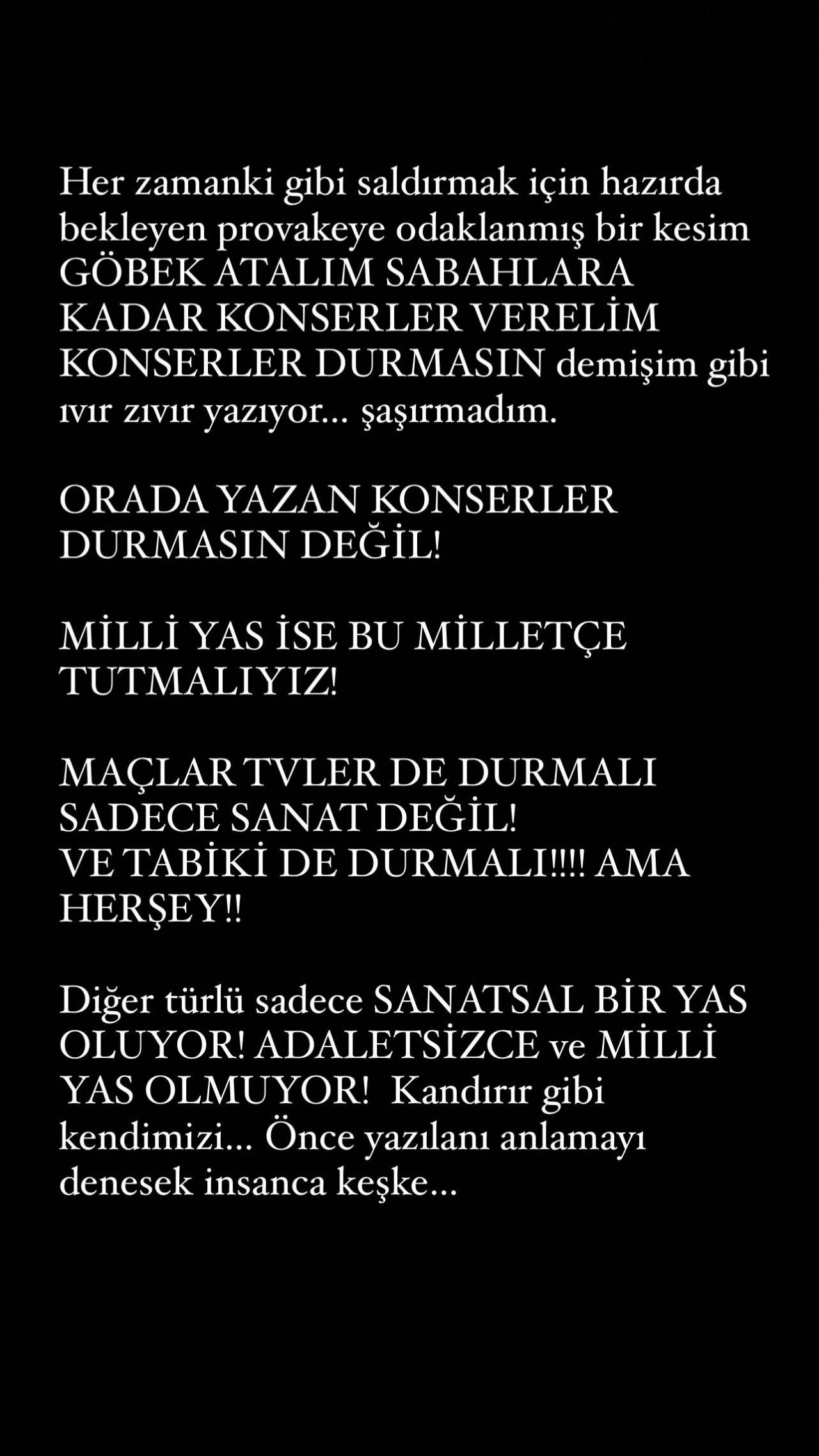 Zeynep Bastık ve Dilan Çıtak Tatlıses'ten milli yas kararına tepki! ''Ivır zıvır yazıyorlar'' 3