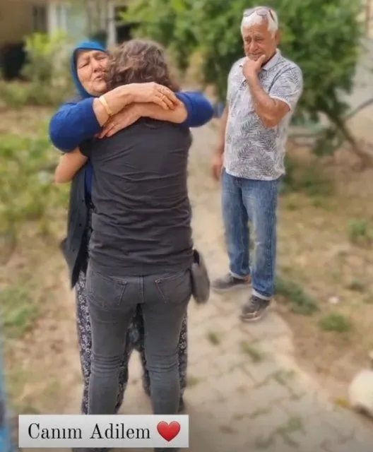Metin Akpınar'ın kızı Duygu Nebioğlu, ''Bir annem daha oldu'' diyerek paylaştı! Bakıcısı Adile Şener ile buluştu 3