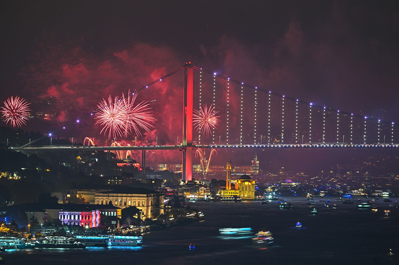 İstanbul'da Cumhuriyet Bayramı kutlamalarından eşsiz görüntüler! 2