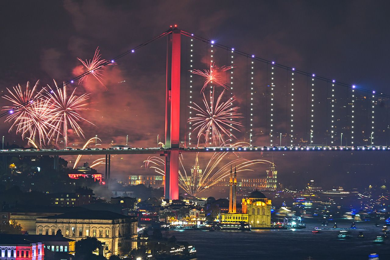 İstanbul'da Cumhuriyet Bayramı kutlamalarından eşsiz görüntüler! 3