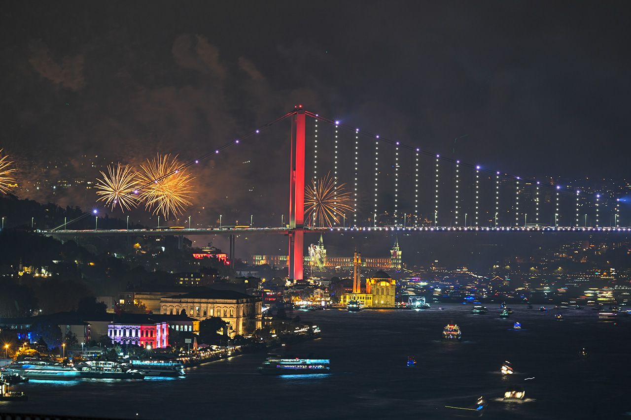 İstanbul'da Cumhuriyet Bayramı kutlamalarından eşsiz görüntüler! 6