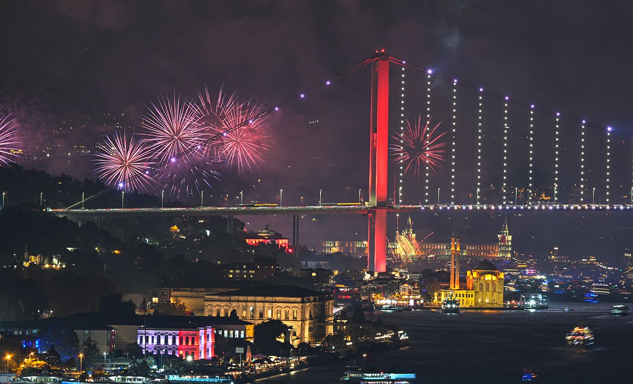 İstanbul'da Cumhuriyet Bayramı kutlamalarından eşsiz görüntüler! 7