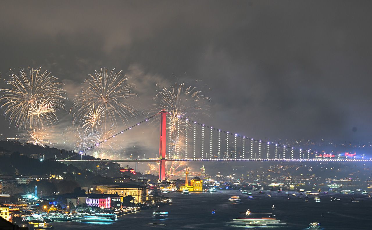 İstanbul'da Cumhuriyet Bayramı kutlamalarından eşsiz görüntüler! 8