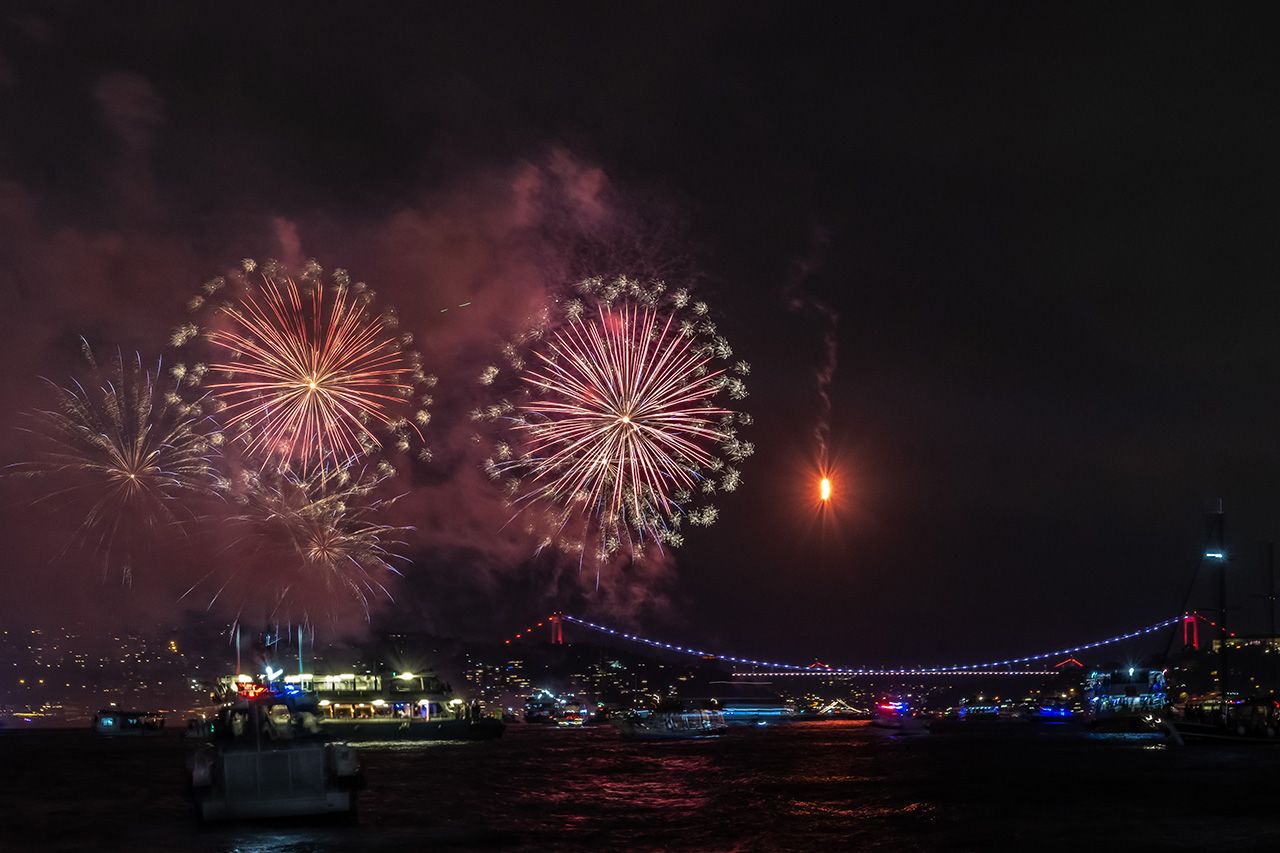 İstanbul'da Cumhuriyet Bayramı kutlamalarından eşsiz görüntüler! 21
