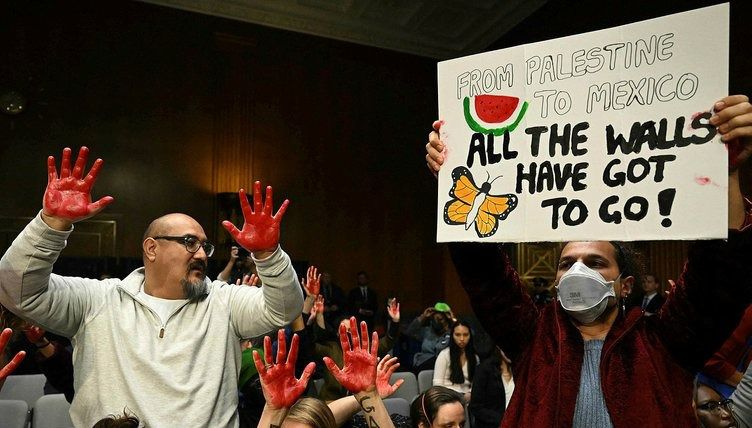 ABD Dışişleri Bakanı Blinken, Senatoda Gazze saldırıları nedeniyle protesto edildi 14