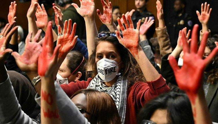 ABD Dışişleri Bakanı Blinken, Senatoda Gazze saldırıları nedeniyle protesto edildi 17