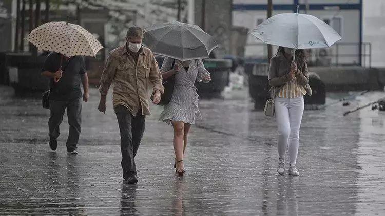 Meteoroloji'den İstanbul dahil çok sayıda ile saatli uyarı! Sağanak yağış geliyor... 2