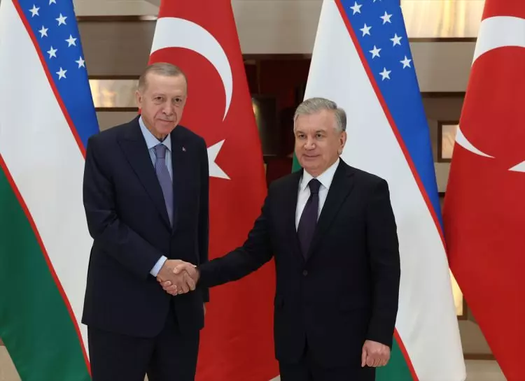Cumhurbaşkanı Recep Tayyip Erdoğan, Özbekistan'dan tüm dünyaya çağrı yaptı! 6