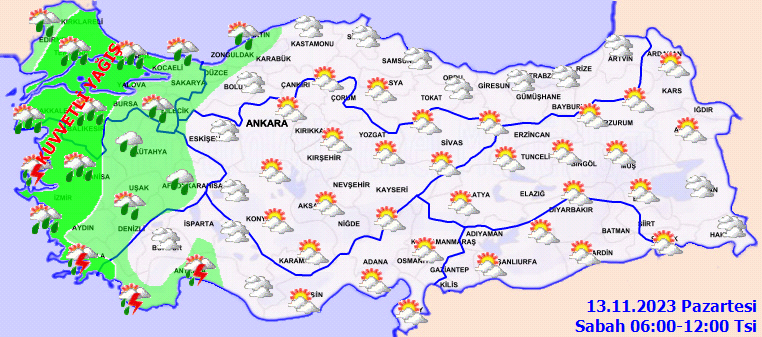 Meteoroloji alarm verdi! İstanbul dahil 13 il için sarı kodlu uyarı: Çok kuvvetli geliyor... 3 bölgede fırtınaya dikkat 2