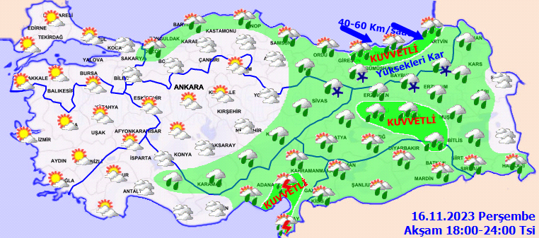 Evden çıkmadan önce bir kez daha düşünün! Meteorolojiden kuvvetli yağış, fırtına ve kar alarmı! 13 kent için kritik uyarı 4