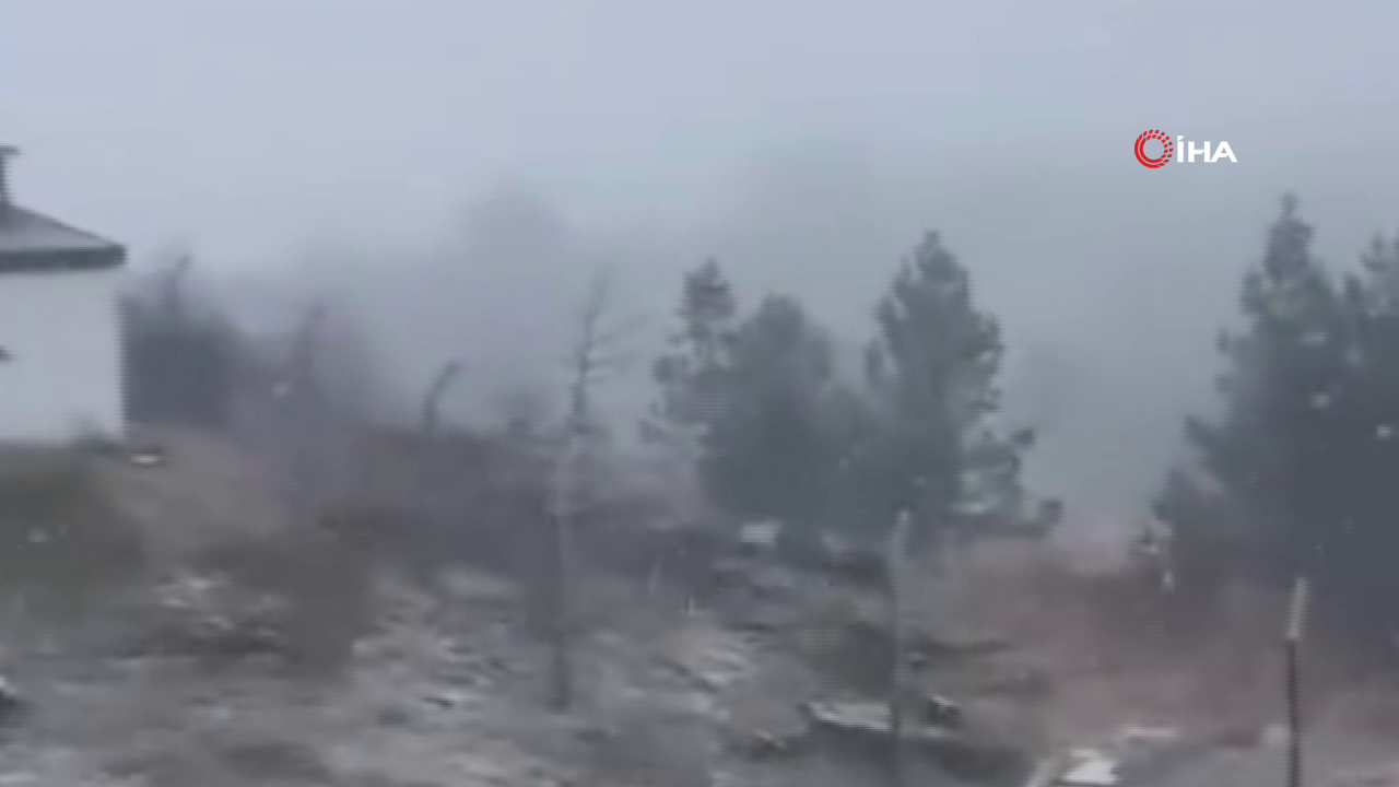 Bartın ve Zonguldak'ta mevsimin ilk kar yağışı başladı 1