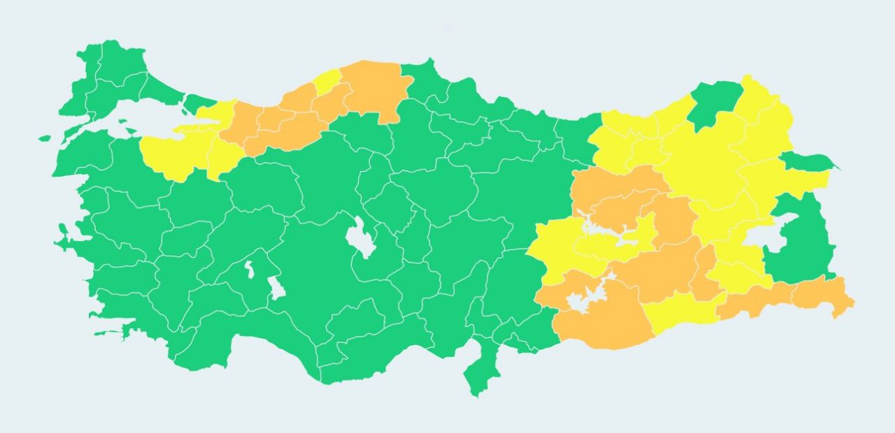 Herkes tedbirini alsın! AFAD gün vererek uyardı: Çok kuvvetli geliyor 6