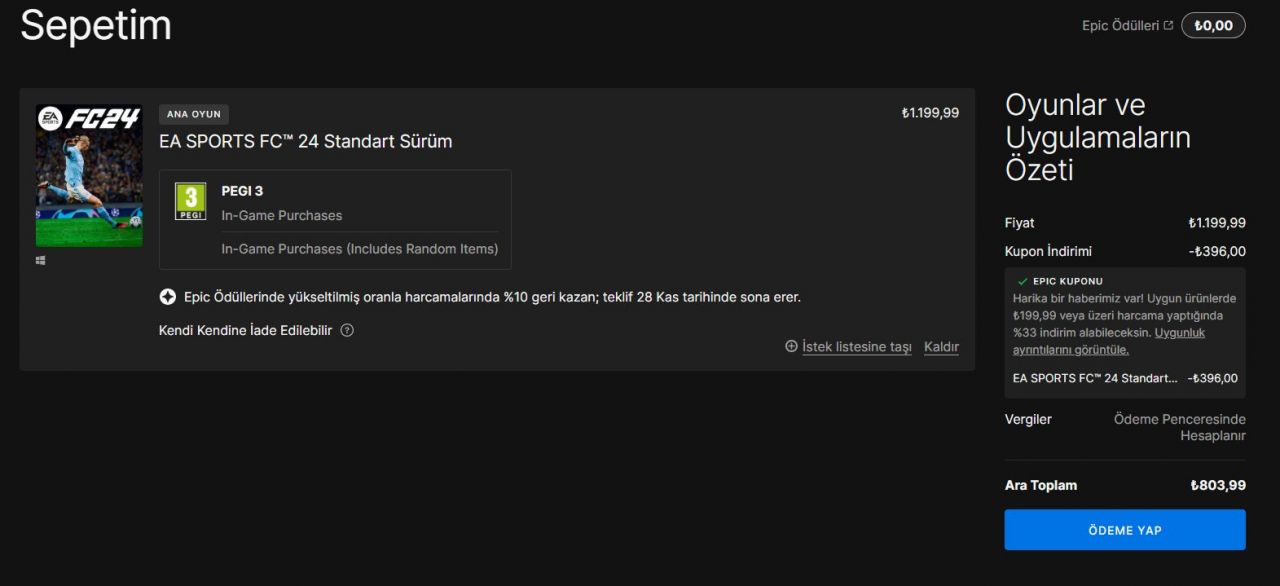 Epic Games'te Black Friday başladı! Oyunlarda büyük indirim var... 2