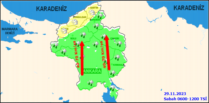 Meteorolojiden Ankara için uyarı! Çok kuvvetli geliyor... 2
