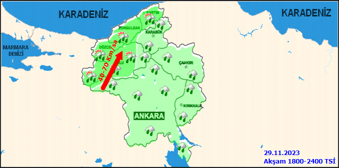 Meteorolojiden Ankara için uyarı! Çok kuvvetli geliyor... 4