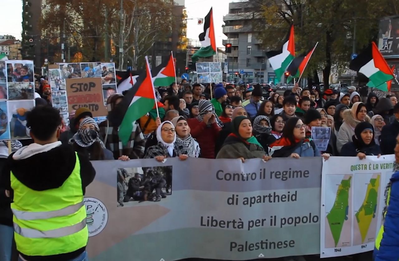 Halk sokaklarda! Filistin için tek yürek: Ottawa, Milano, Düsseldorf, Viyana... 7