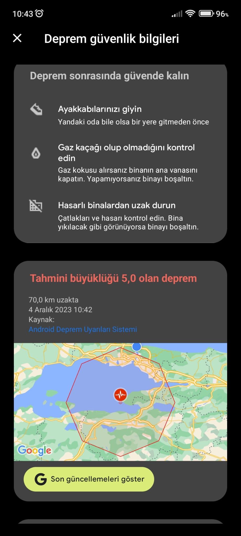 Depremi saniyeler öncesinde bildirdi... Bu model telefonu olanlara Marmara depremi bildirimi gitti! 4