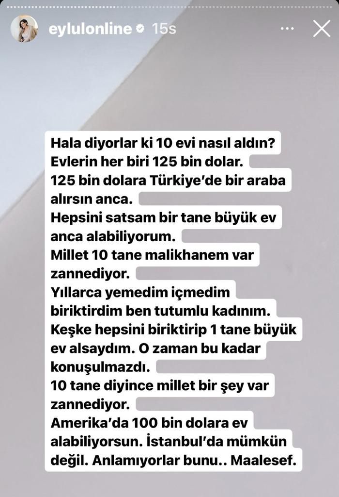 Eylül Öztürk, Amerika'daki 10 evi nasıl aldığını açıkladı! 3