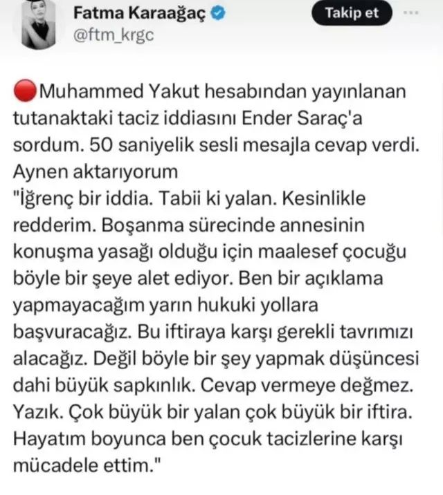 Ender Saraç hakkında çirkin iddialar! Ünlü doktordan açıklama geldi: Düşüncesi dahi büyük sapıklık! 6