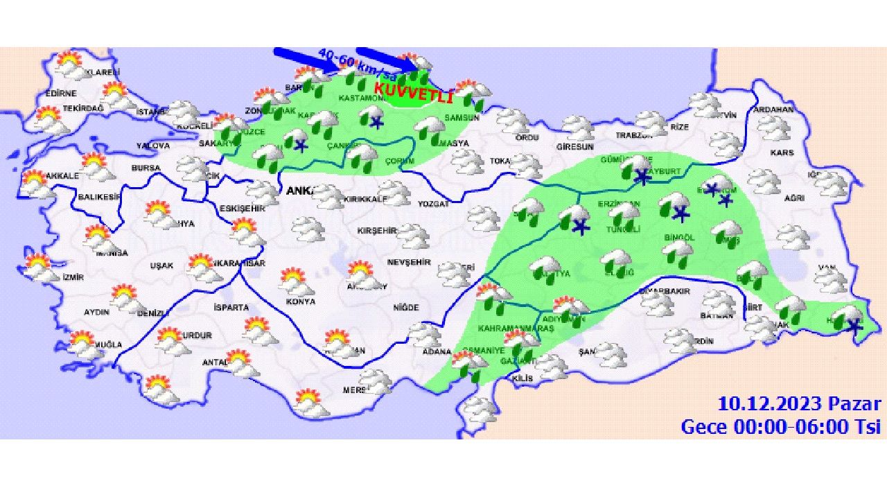 Çok kuvvetli geliyor! Meteoroloji'den yağış ve rüzgar uyarısı geldi! İşte o iller.... 1