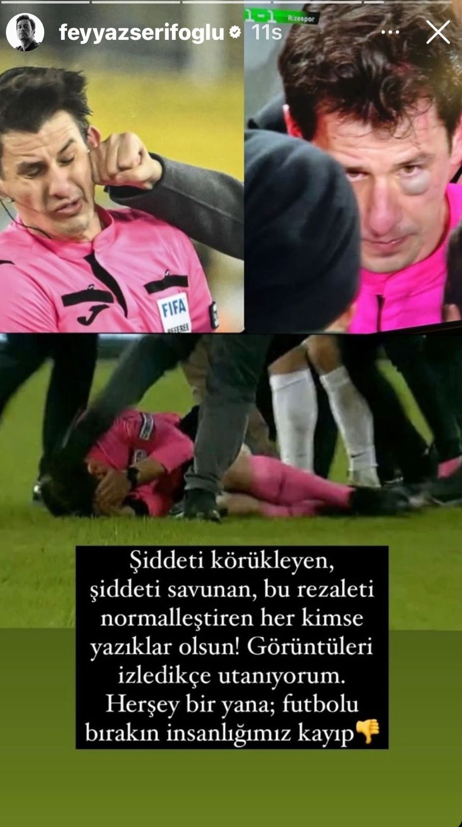 Halil Umut Meler'e yapılan yumruklu ve tekmeli saldırıya ünlü isimlerden tepki yağdı 8