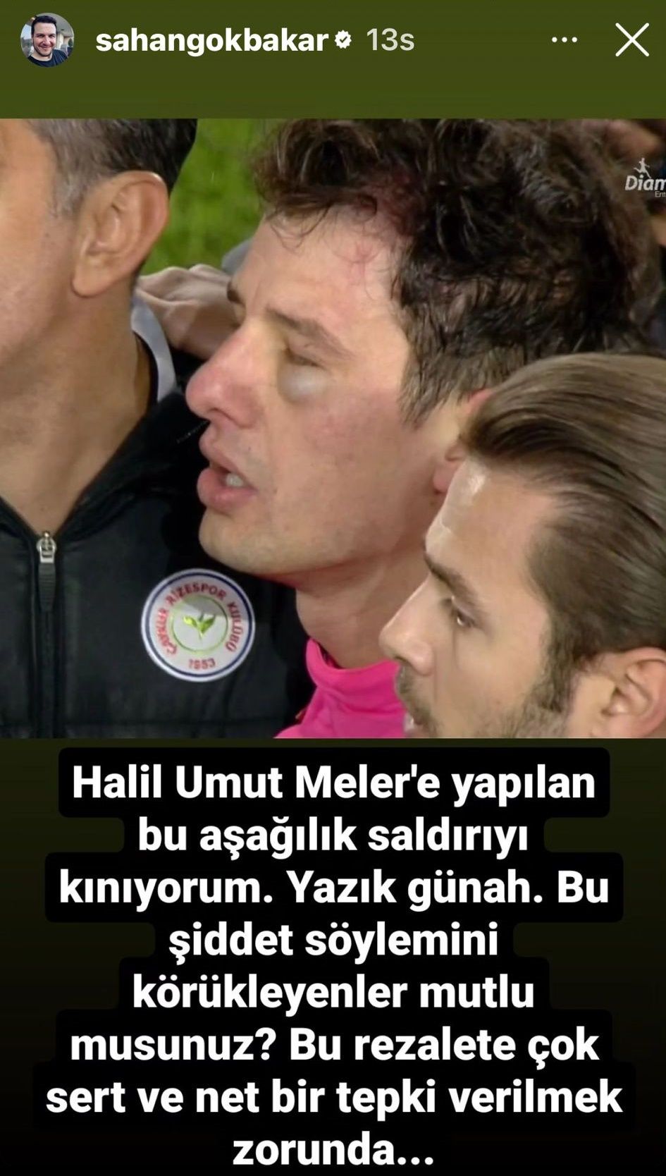 Halil Umut Meler'e yapılan yumruklu ve tekmeli saldırıya ünlü isimlerden tepki yağdı 4