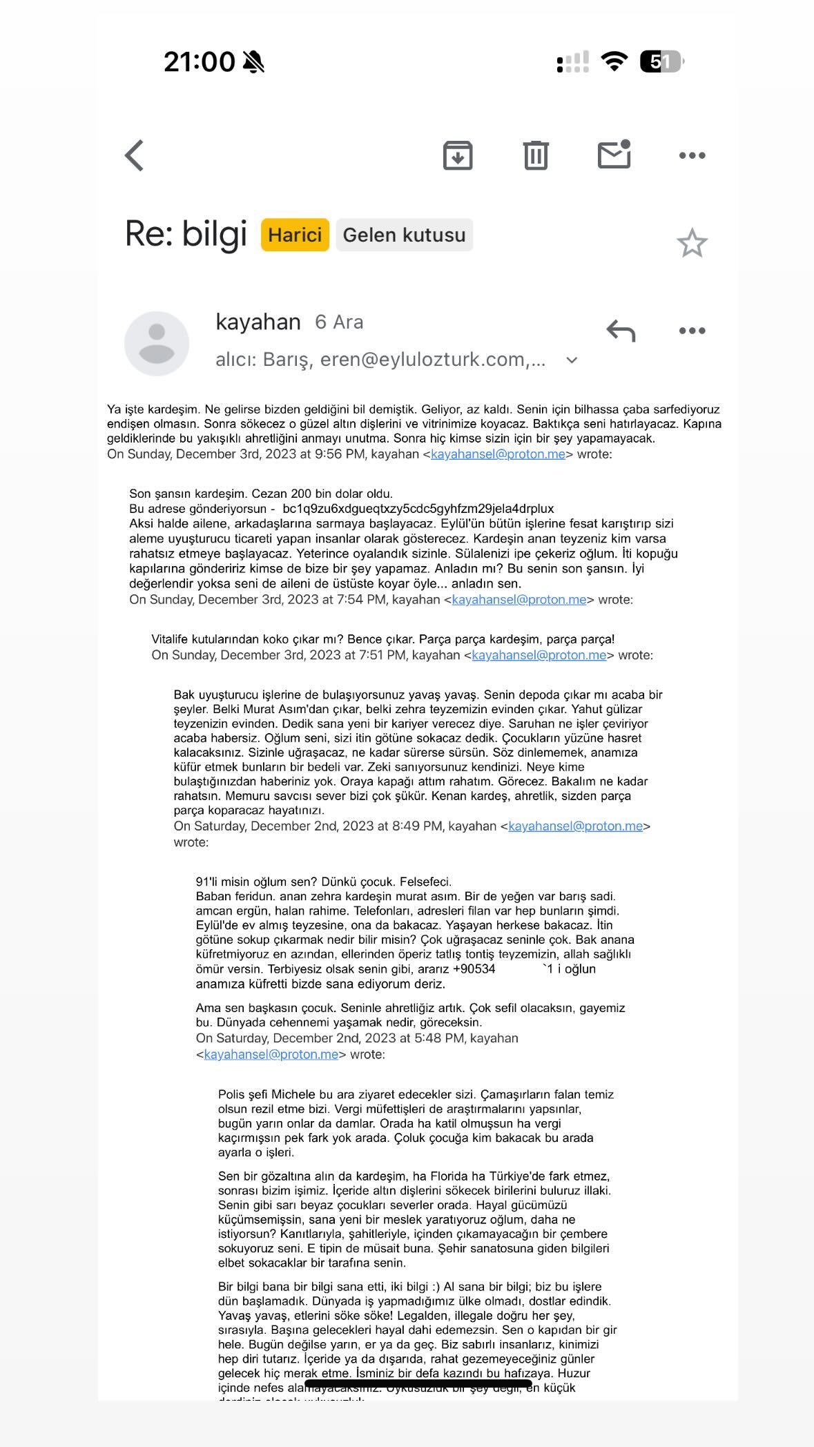 Mal varlıklarına el konulmuştu! Eylül Öztürk tehdit edildiğini açıkladı! ''200 bin dolar göndermemizi istiyorlar'' 7