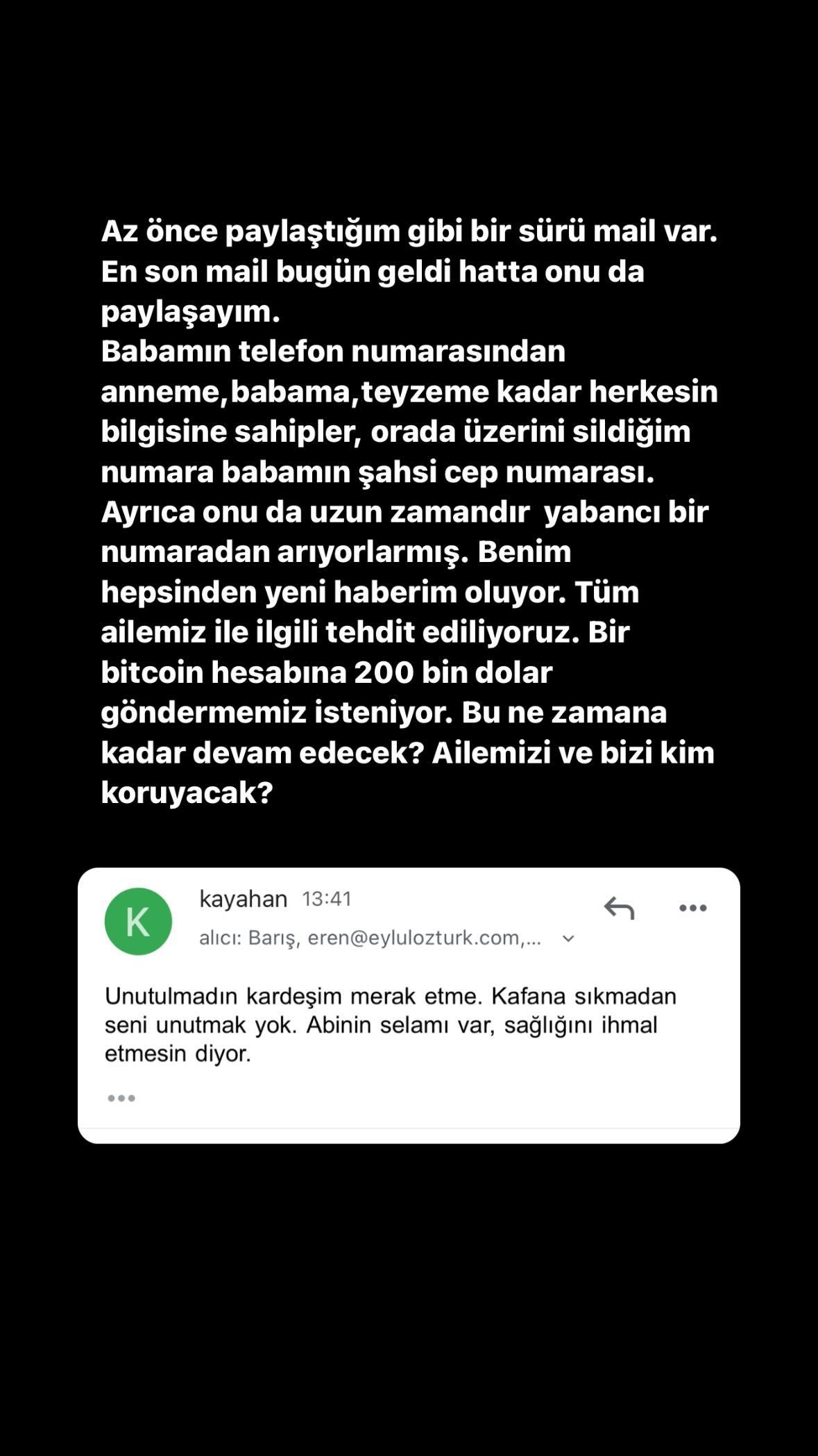 Mal varlıklarına el konulmuştu! Eylül Öztürk tehdit edildiğini açıkladı! ''200 bin dolar göndermemizi istiyorlar'' 8