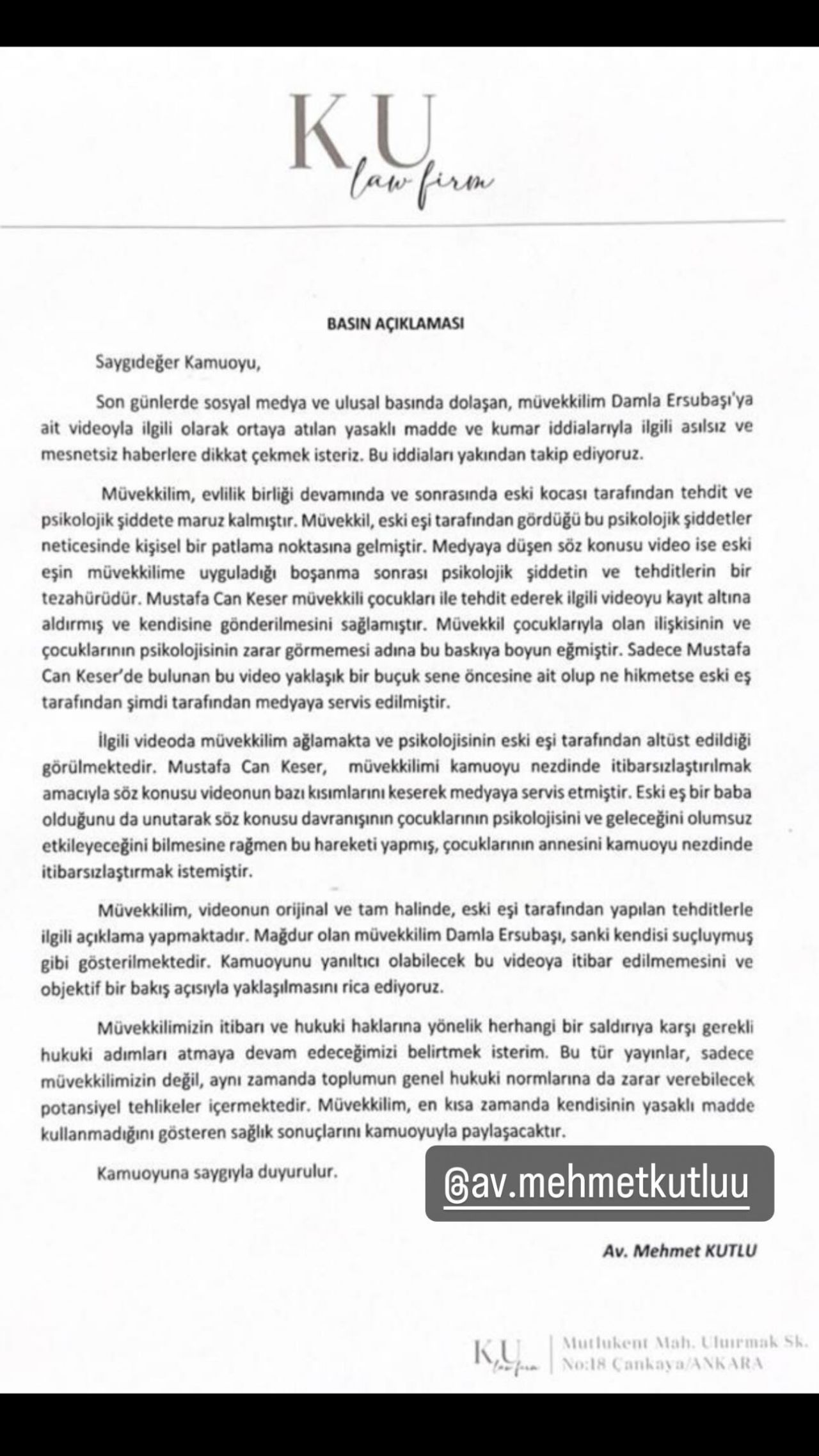 ''Uyuşturucu bataklığına düştüm'' dediği videoyla şaşkına çevirmişti! Damla Ersubaşı'nın avukatından açıklama geldi 8