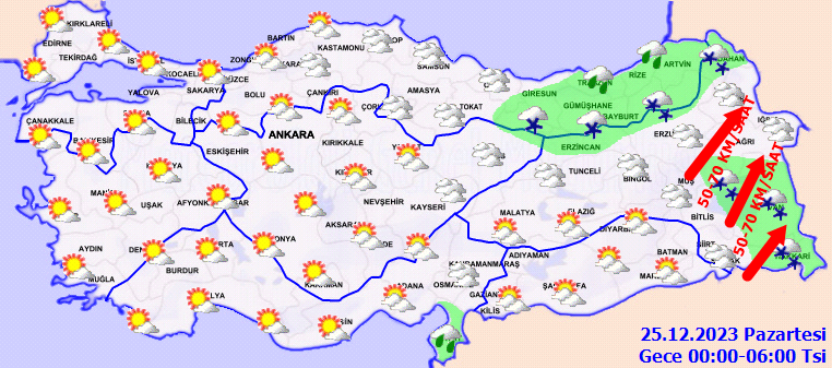 Meteoroloji'den kar ve fırtına uyarısı! Bu bölgelerde yaşayanlar dikkat! 7