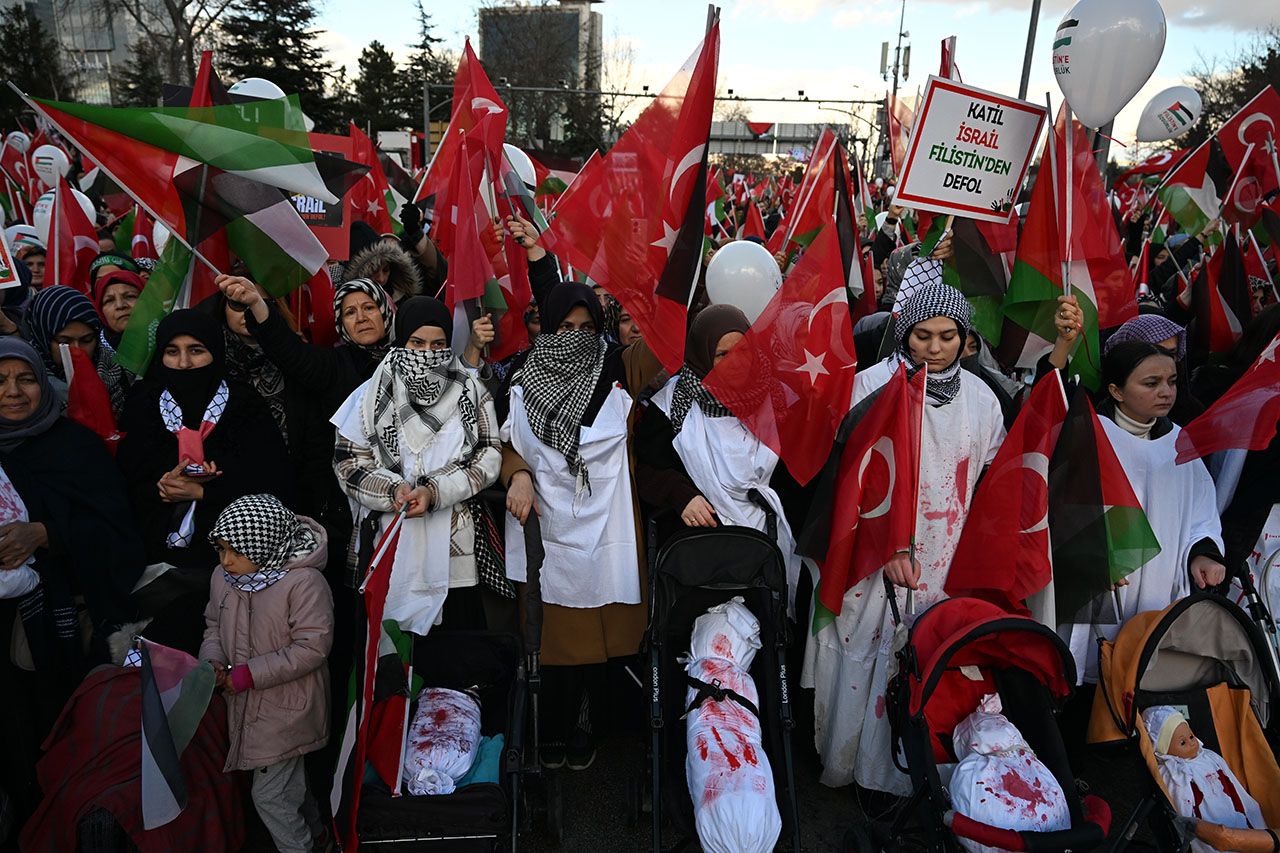 Ankara'da 'Büyük Gazze Yürüyüşü' düzenlendi 2