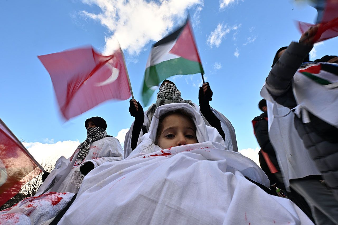 Ankara'da 'Büyük Gazze Yürüyüşü' düzenlendi 4