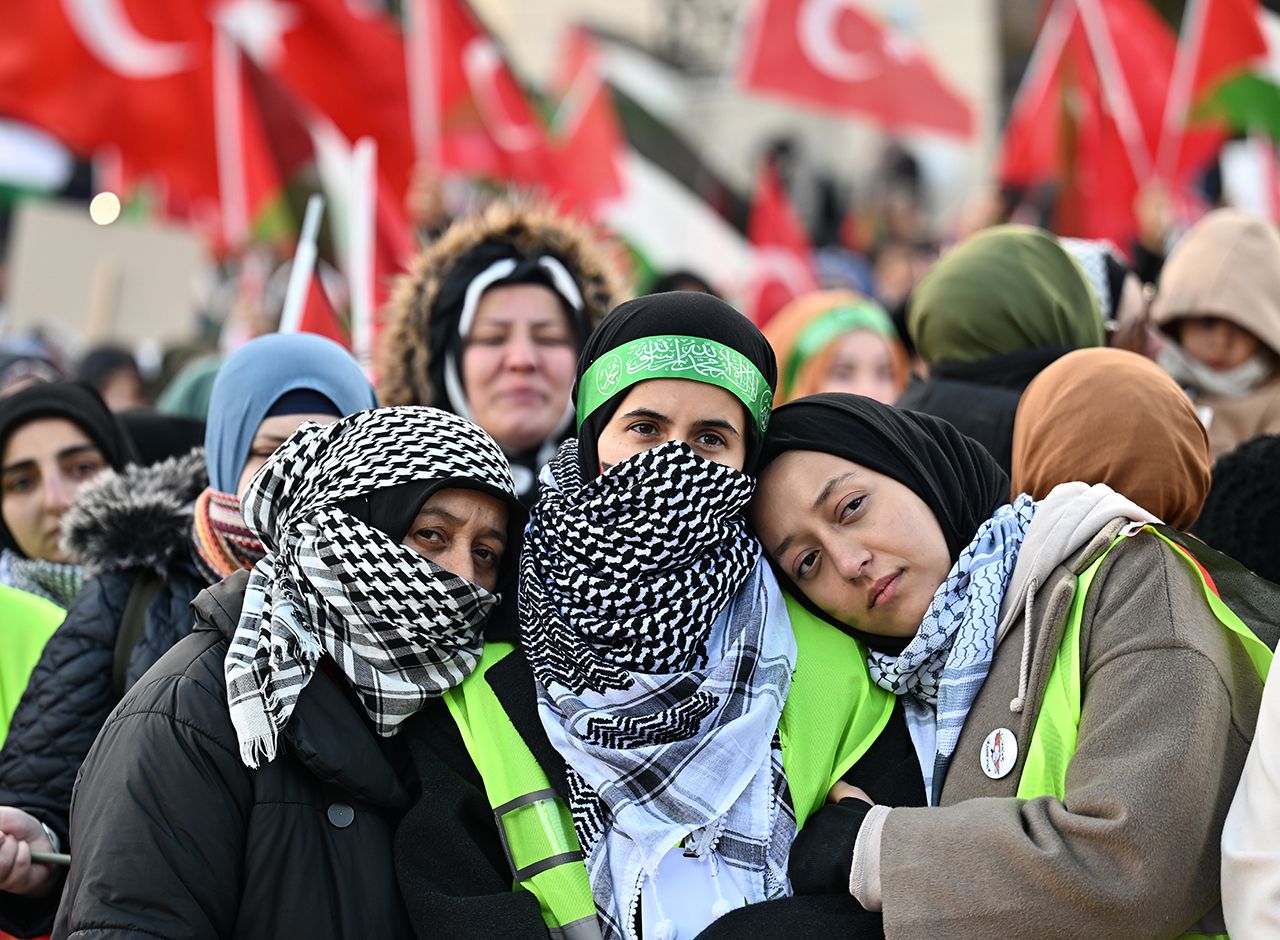 Ankara'da 'Büyük Gazze Yürüyüşü' düzenlendi 13