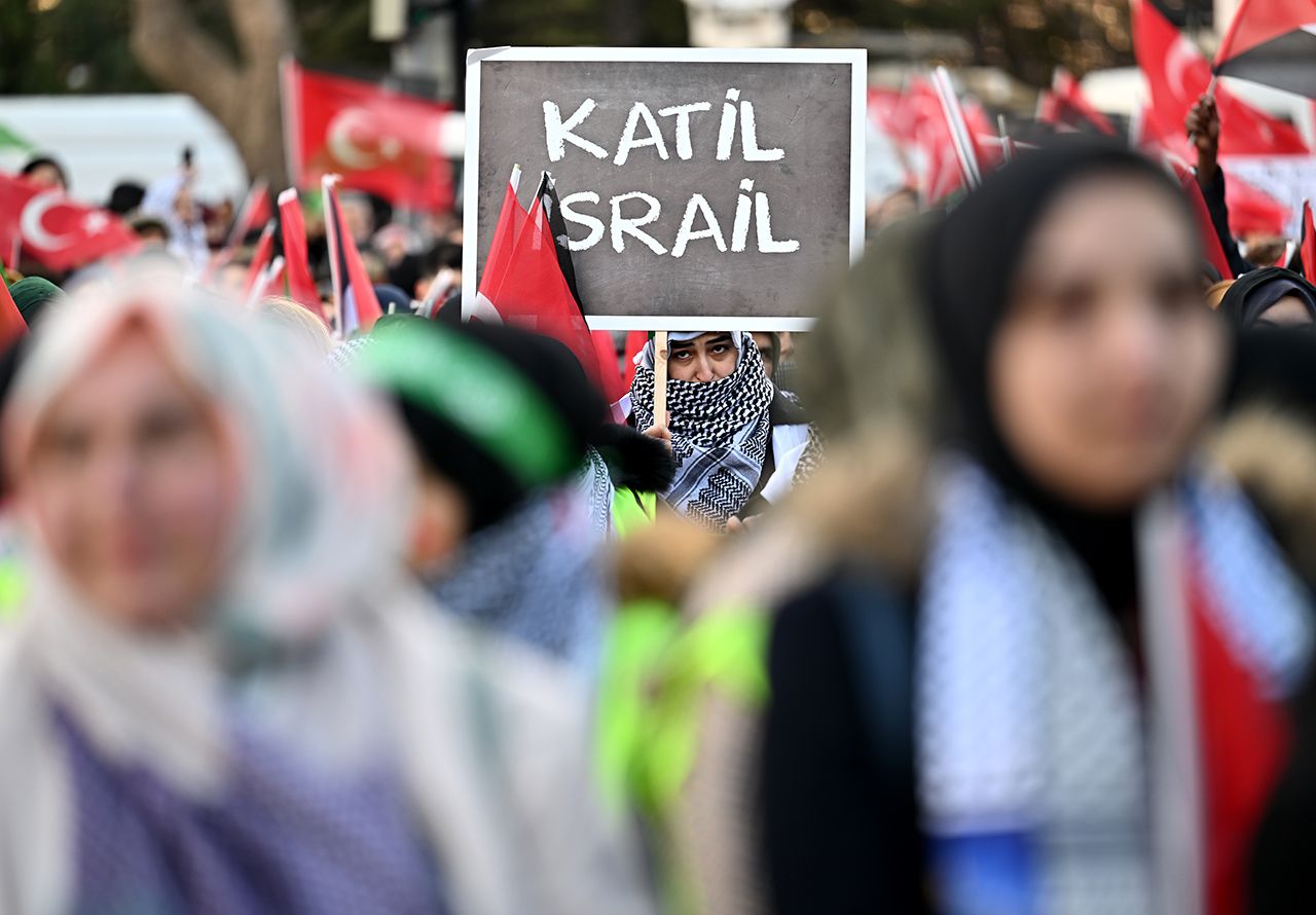 Ankara'da 'Büyük Gazze Yürüyüşü' düzenlendi 14