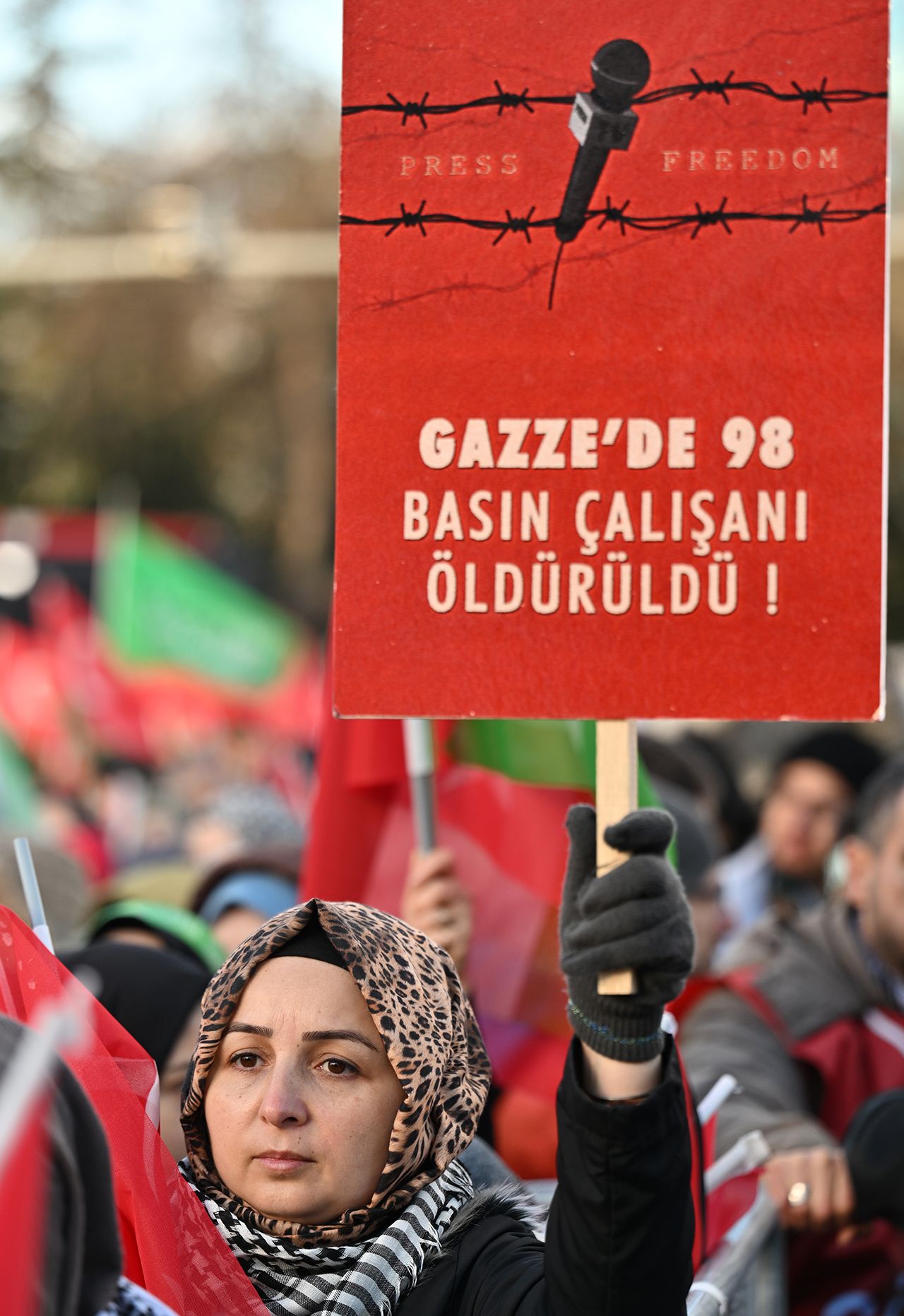 Ankara'da 'Büyük Gazze Yürüyüşü' düzenlendi 7