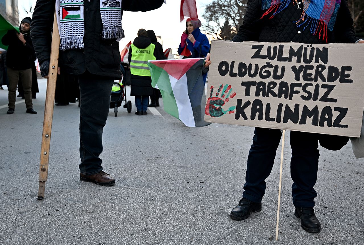 Ankara'da 'Büyük Gazze Yürüyüşü' düzenlendi 16