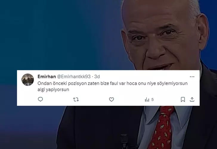 Ahmet Çakar Fenerbahçe'yi ateşe attı: 1 puanı hakemle aldılar! Yumruk-tokat karışımı girişti... 6
