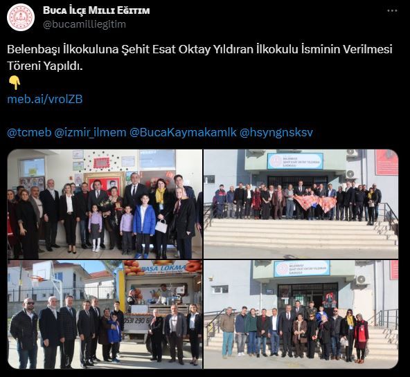 İzmir'de skandal olay! Diyarbakır Cezaevi’ndeki işkenceci Esat Oktay Yıldıran’ın ismi ilkokula verildi 2
