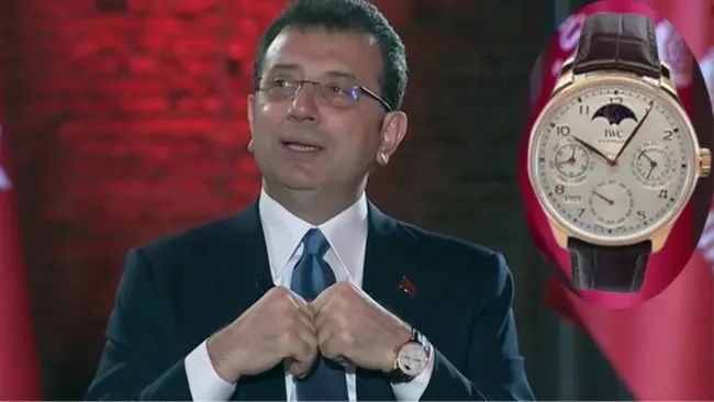 İmamoğlu'nun canlı yayında taktığı saatin değeri dudak uçuklattı! 1