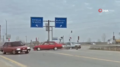 Kara yolunu kapatarak drift attılar! İşte o görüntüler... 2