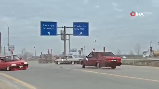 Kara yolunu kapatarak drift attılar! İşte o görüntüler... 5